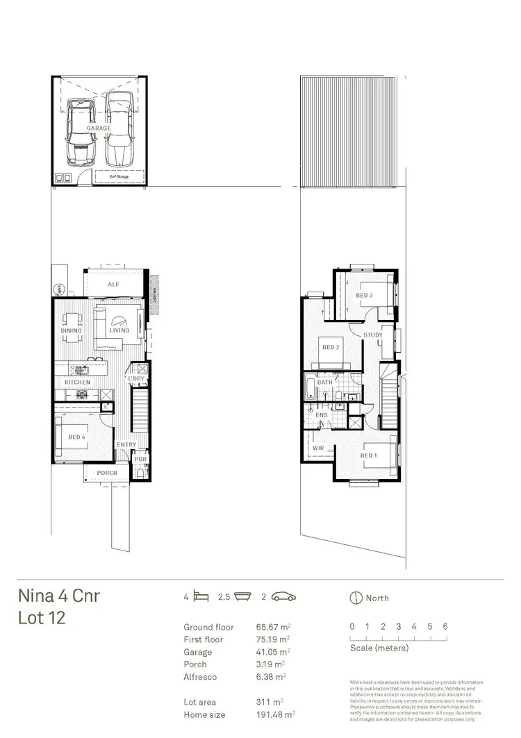 Floorplan of Homely townhouse listing, Lot 12 Tackle Drive, Point Cook VIC 3030