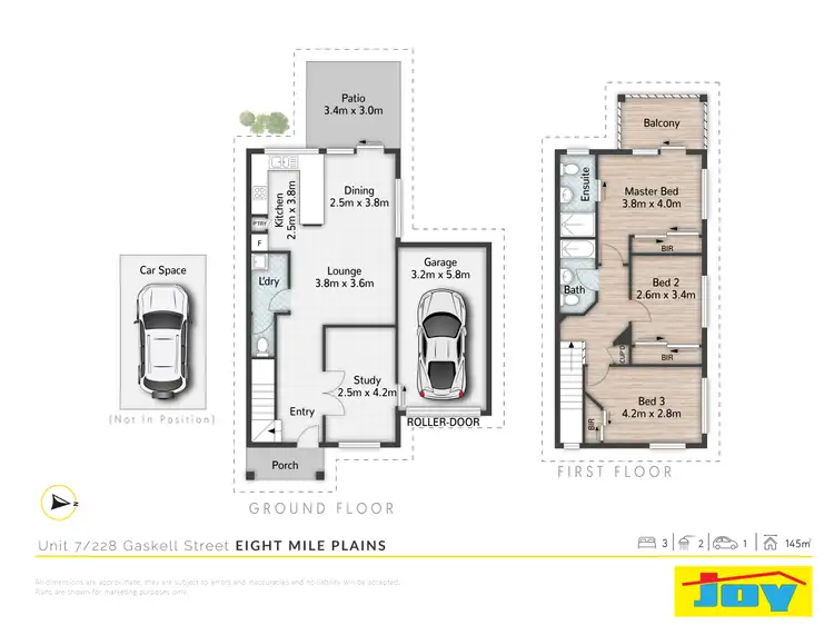 Floorplan of Homely townhouse listing, 7/228 Gaskell St, Eight Mile Plains QLD 4113
