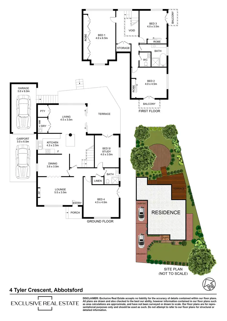 Floorplan of Homely house listing, 4 Tyler Crescent, Abbotsford NSW 2046