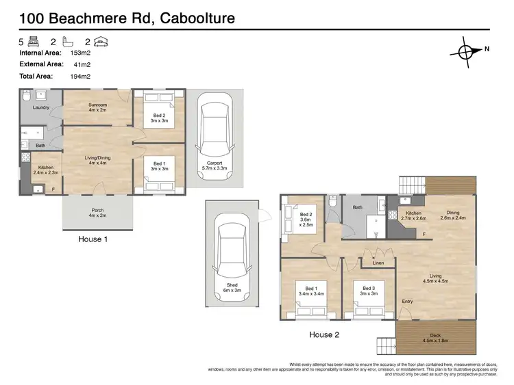Floorplan of Homely house listing, 100 Beachmere Road, Caboolture QLD 4510