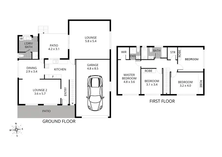 Floorplan of Homely house listing, 6 Bligh Ave, Lurnea NSW 2170