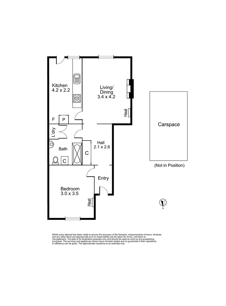 Floorplan of Homely apartment listing, 2/2A Auburn Grove, Hawthorn East VIC 3123