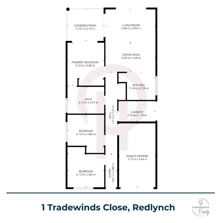 Floorplan of Homely house listing, 1 TRADEWINDS CLOSE, Redlynch QLD 4870