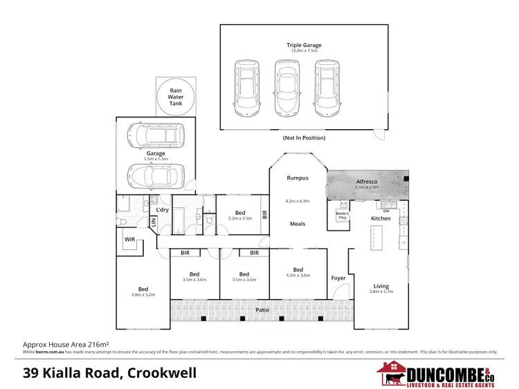 Floorplan of Homely house listing, 39 Kialla Road, Crookwell NSW 2583