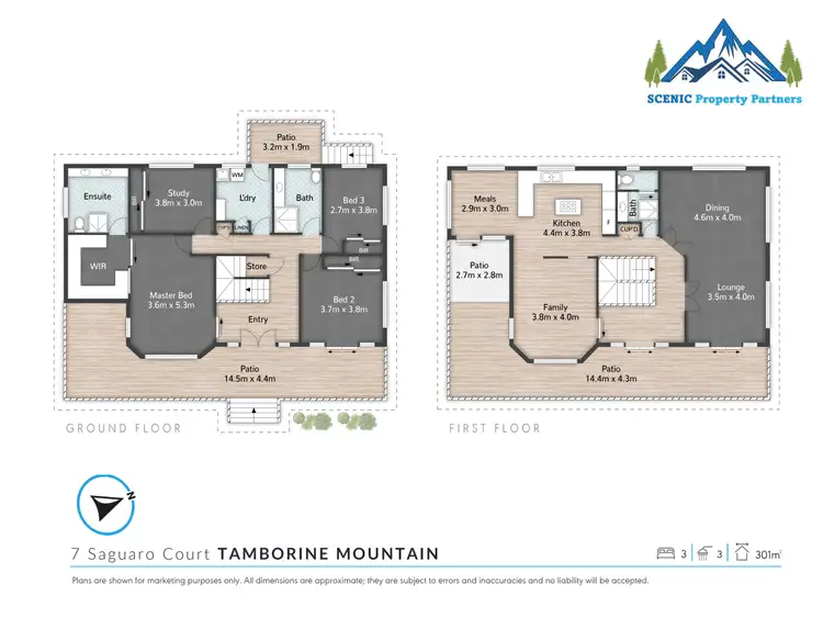 Floorplan of Homely house listing, 7 SAGUARO COURT, Tamborine Mountain QLD 4272