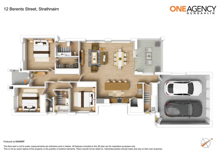 Floorplan of Homely house listing, 12 Berents Street, Strathnairn ACT 2615