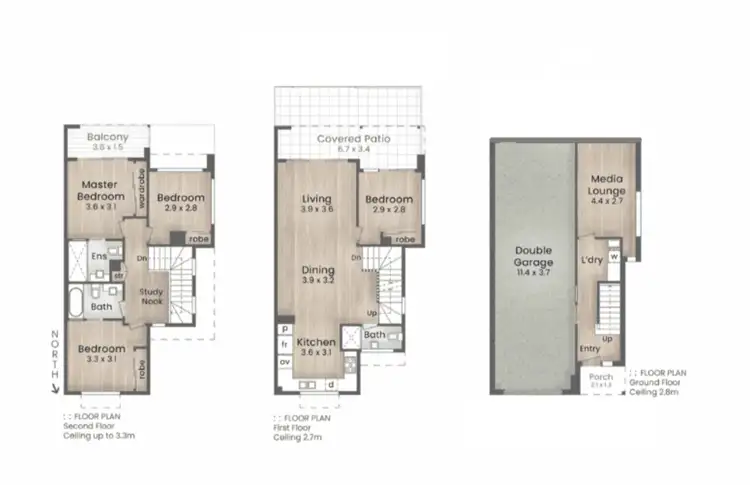Floorplan of Homely townhouse listing, 17/40 Lang Street, Sunnybank Hills QLD 4109