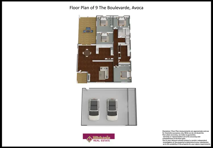 Floorplan of Homely house listing, 9 The Boulevard, Avoca QLD 4670