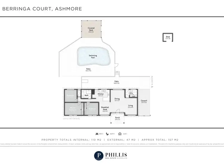 Floorplan of Homely house listing, 8 Berringa Court, Ashmore QLD 4214