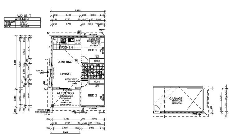 Floorplan of Homely townhouse listing, 65B Carstens Street, Lavington NSW 2641