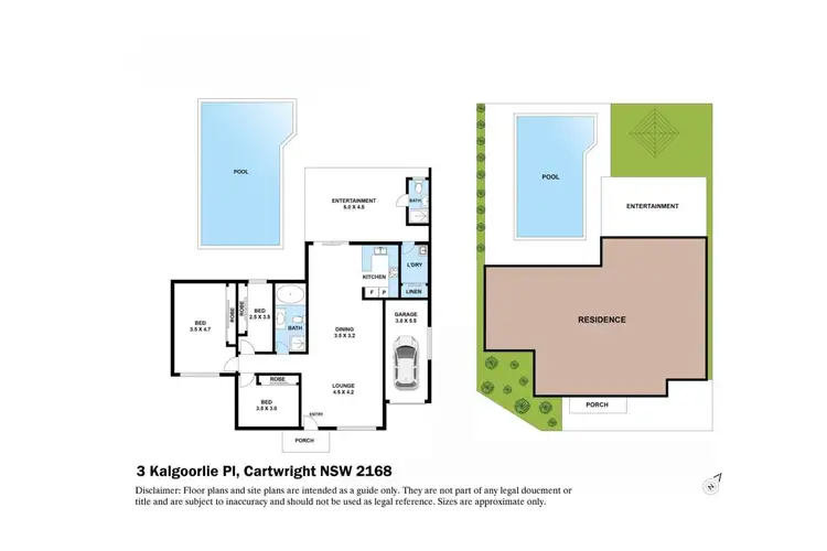 Floorplan of Homely house listing, 3 Kalgoorlie Place, Cartwright NSW 2168