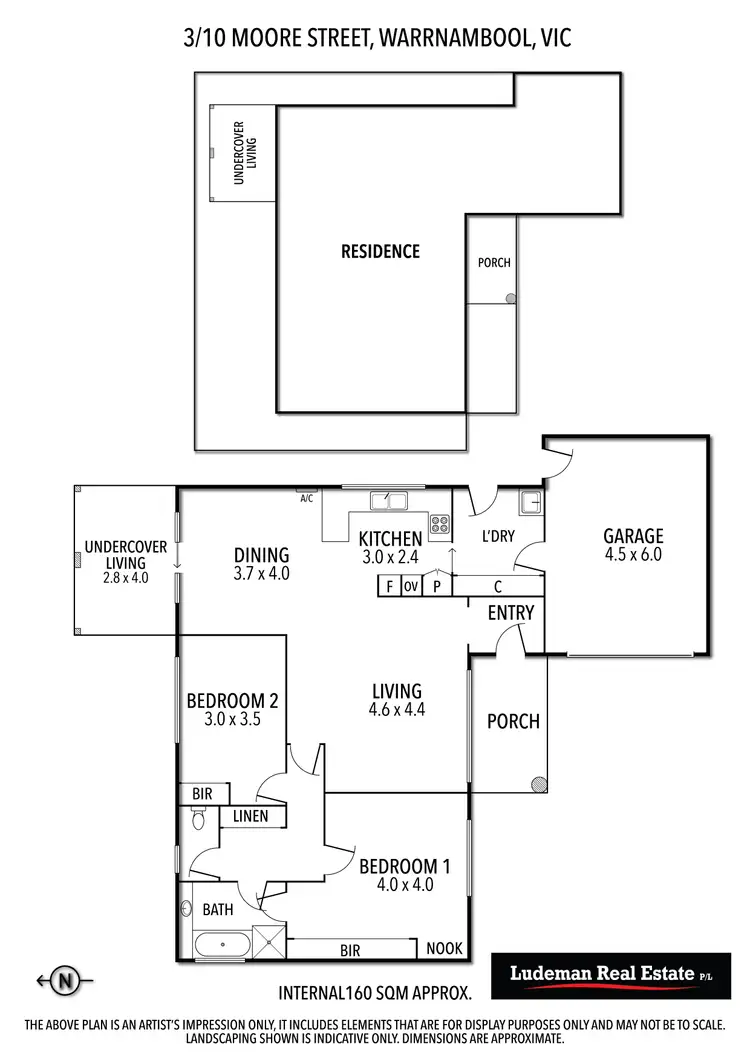Floorplan of Homely unit listing, 3/10 Moore Street, Warrnambool VIC 3280