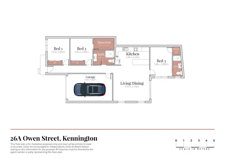 Floorplan of Homely townhouse listing, 26A Owen Street, Flora Hill VIC 3550