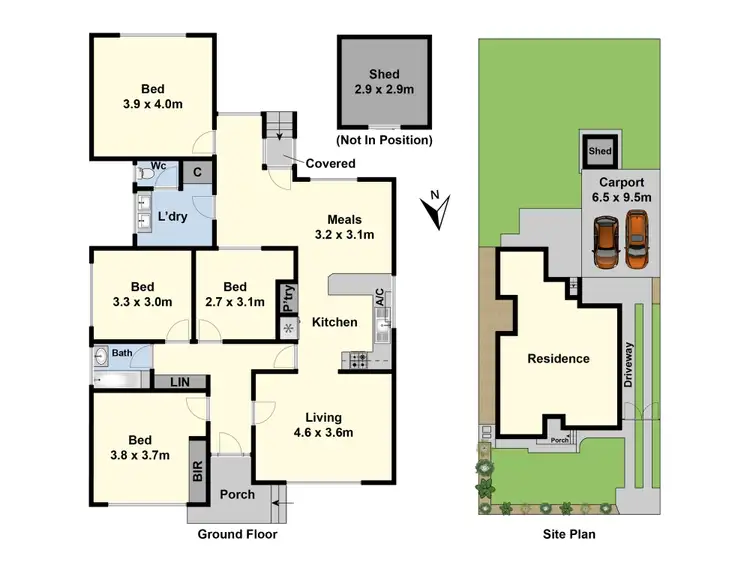 Floorplan of Homely house listing, 201 Separation Street, Bell Park VIC 3215