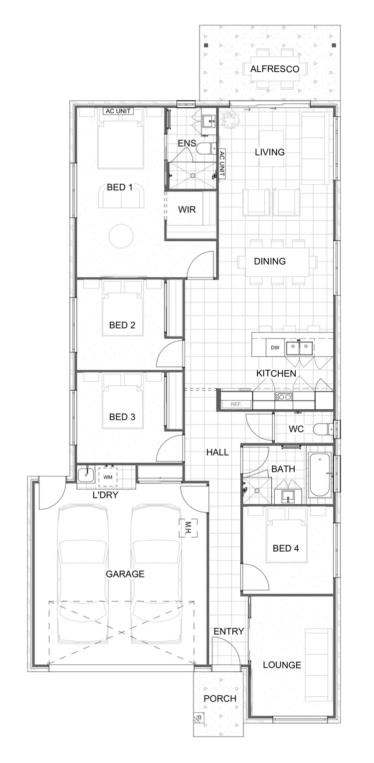 Floorplan of Homely house listing, 13 Airfield Street, Park Ridge QLD 4125
