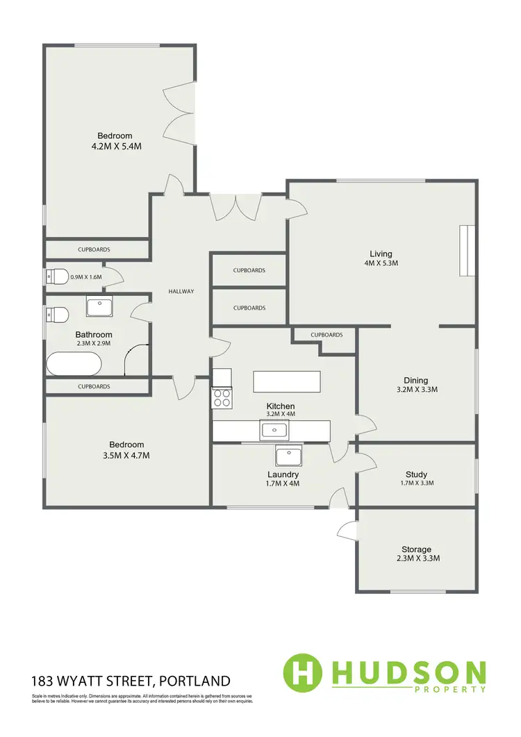 Floorplan of Homely house listing, 183 Wyatt Street, Portland VIC 3305