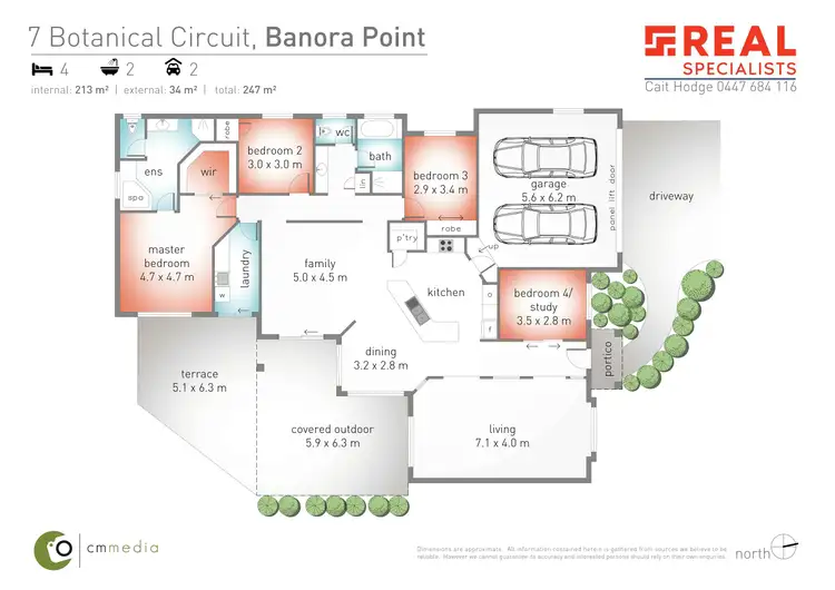 Floorplan of Homely house listing, 7 Botanical Circuit, Banora Point NSW 2486