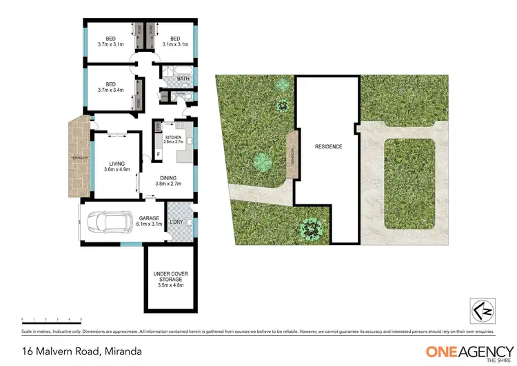 Floorplan of Homely house listing, 16 Malvern Road, Miranda NSW 2228