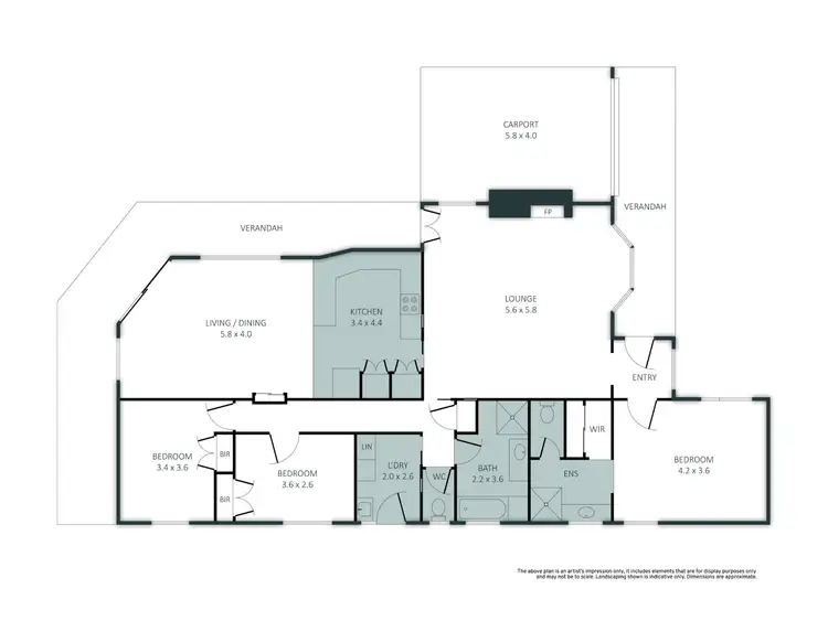 Floorplan of Homely house listing, 9 Club Court, Mansfield VIC 3722