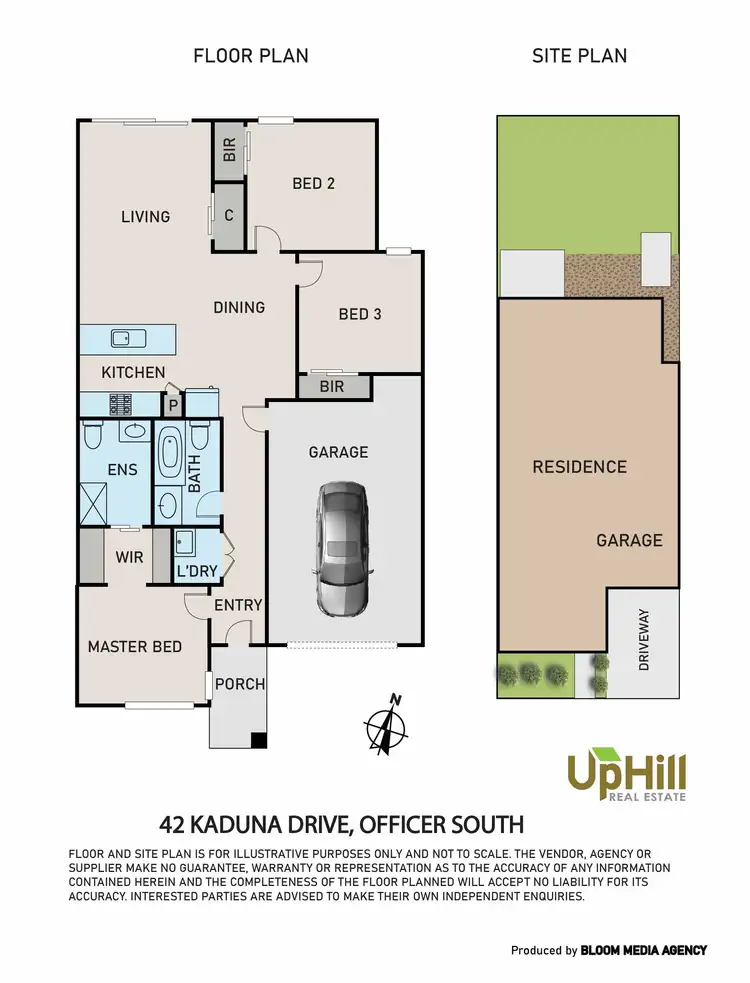 Floorplan of Homely house listing, 42 Kaduna Drive, Officer South VIC 3809