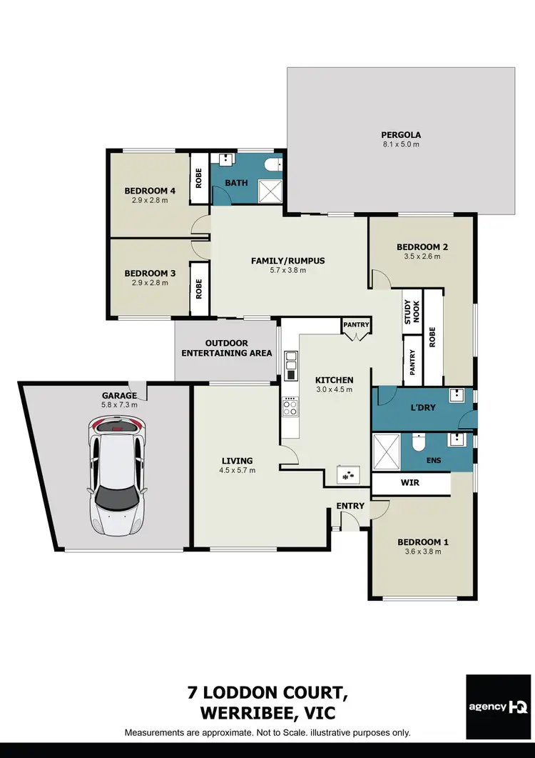 Floorplan of Homely house listing, 7 Loddon Court, Werribee VIC 3030