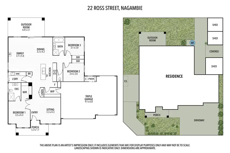 Floorplan of Homely house listing, 22 Ross Street, Nagambie VIC 3608