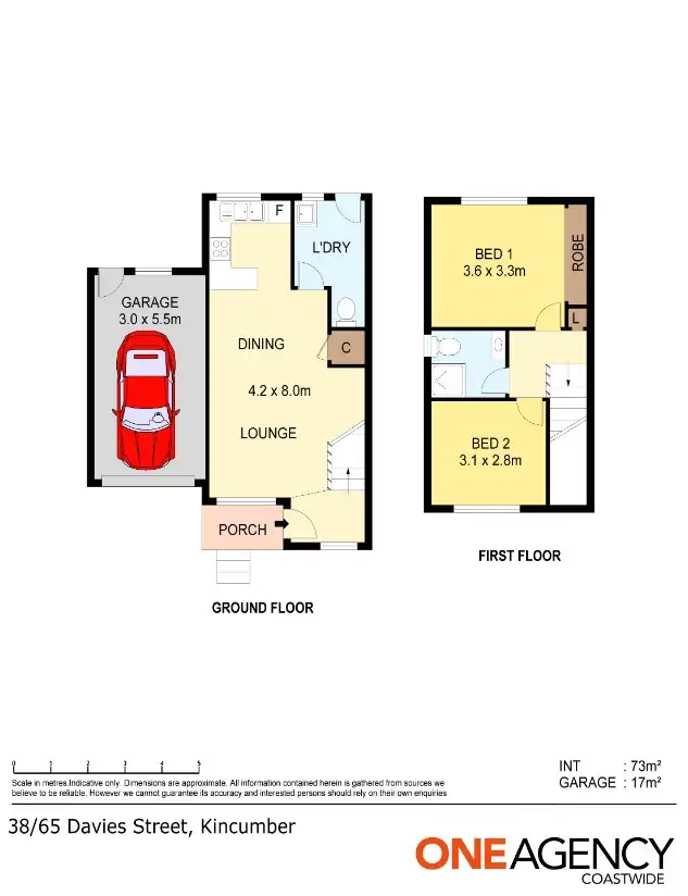 Floorplan of Homely townhouse listing, 38/65 Davies Street, Kincumber NSW 2251
