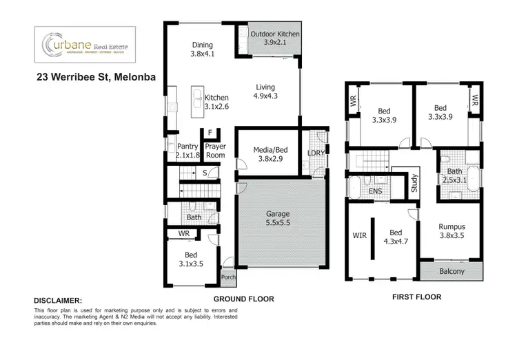 Floorplan of Homely house listing, 23 Werribee Street (Melonba), Marsden Park NSW 2765