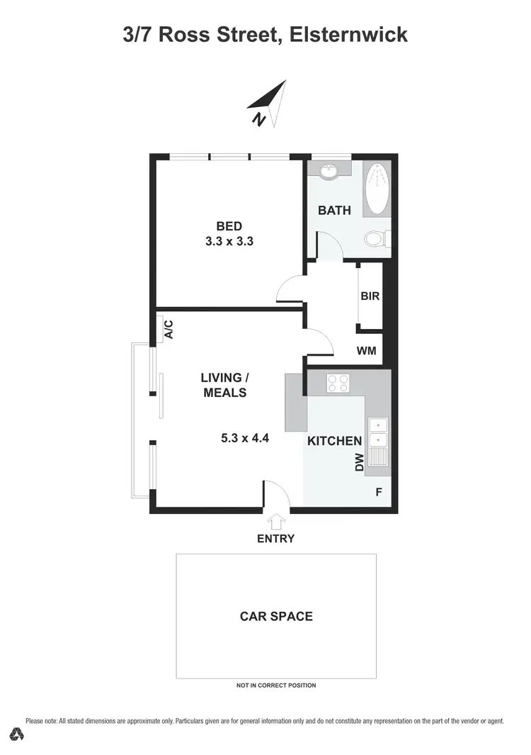 Floorplan of Homely apartment listing, 3/7 Ross Street, Elsternwick VIC 3185