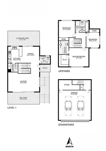Floorplan of Homely house listing, 1/18 Stockwhip Place, Sumner QLD 4074