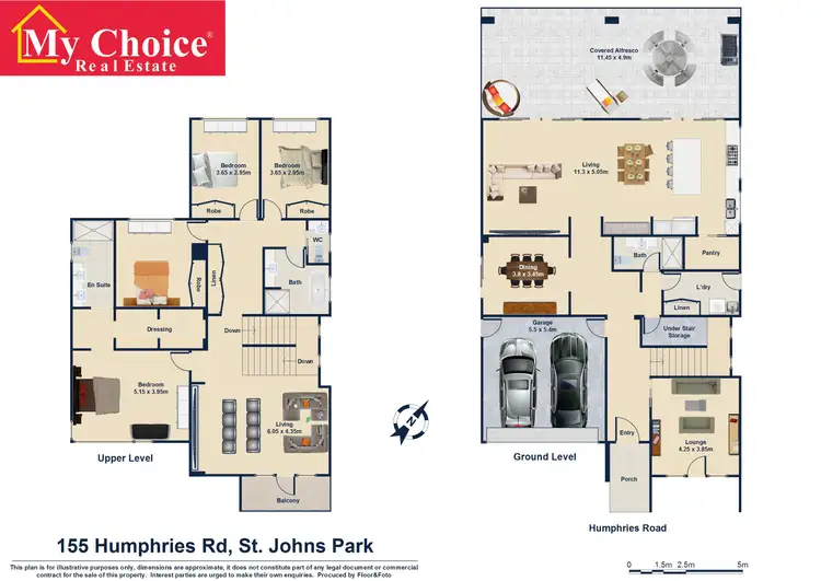 Floorplan of Homely house listing, 155 Humphries Road, St Johns Park NSW 2176