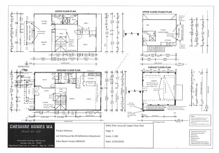 Floorplan of Homely house listing, 94 Reflection Boulevard, Jindalee WA 6036
