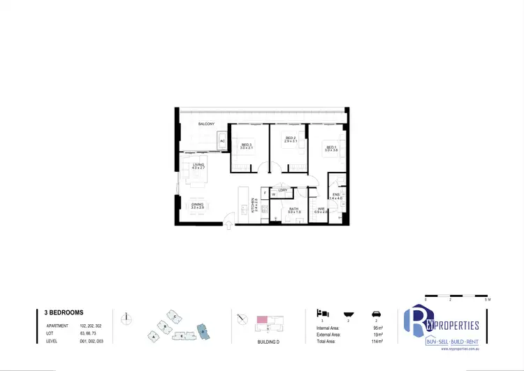 Floorplan of Homely apartment listing, C203/1 Sanctuary Street, Kembla Grange NSW 2526