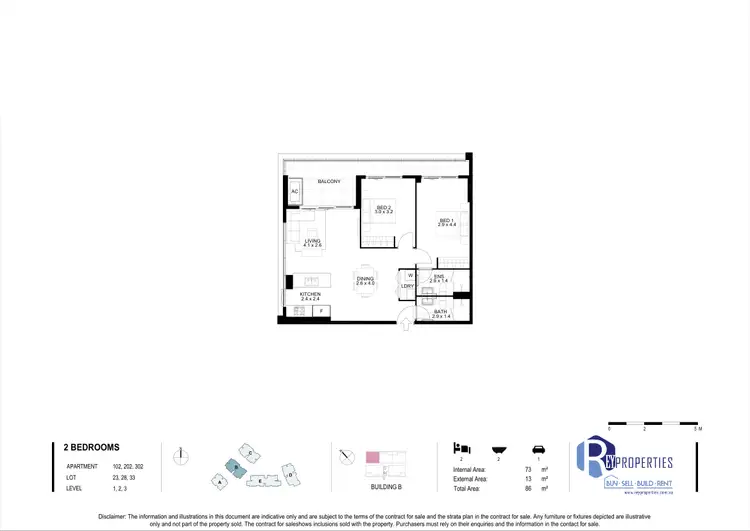 Floorplan of Homely apartment listing, B102/1 Sanctuary Street, Kembla Grange NSW 2526