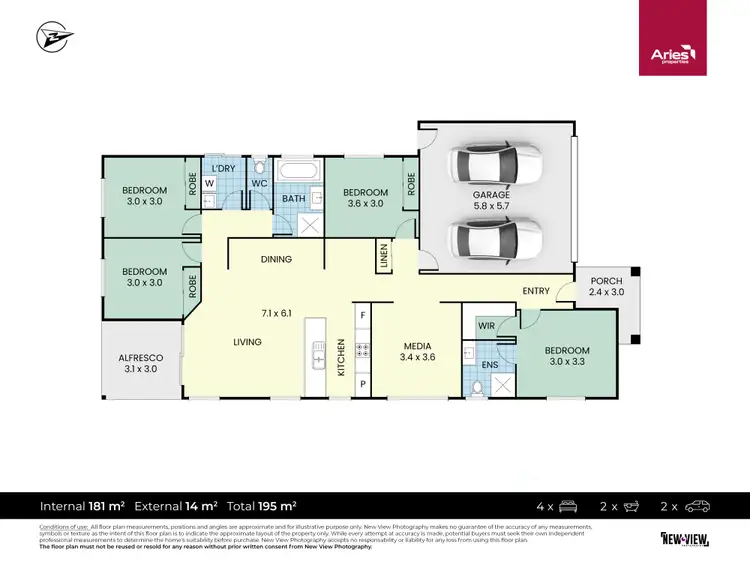 Floorplan of Homely house listing, 6 Pardalote Close, Redbank Plains QLD 4301