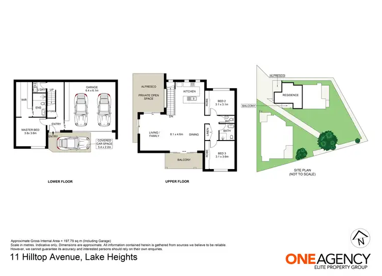 Floorplan of Homely townhouse listing, 11 Hilltop Avenue, Lake Heights NSW 2502