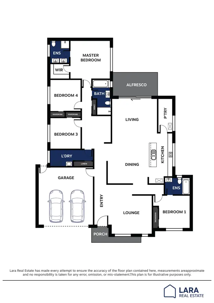 Floorplan of Homely house listing, 4-6 Rosedale Circuit, Lara VIC 3212