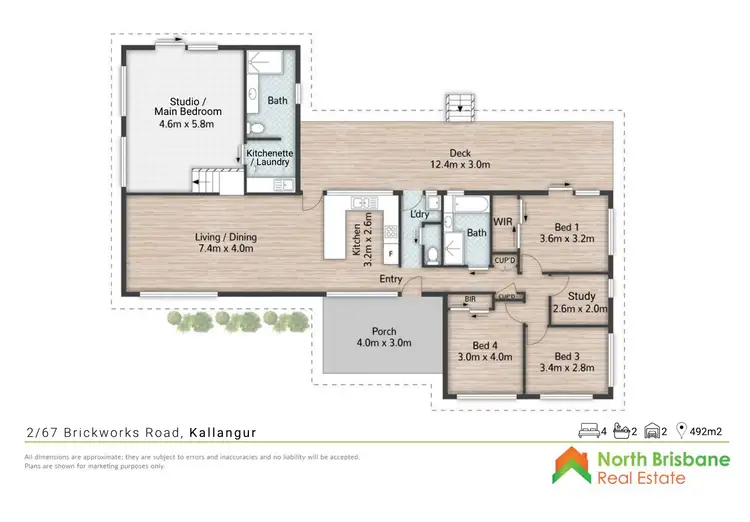 Floorplan of Homely house listing, 2/67 Brickworks Road, Kallangur QLD 4503