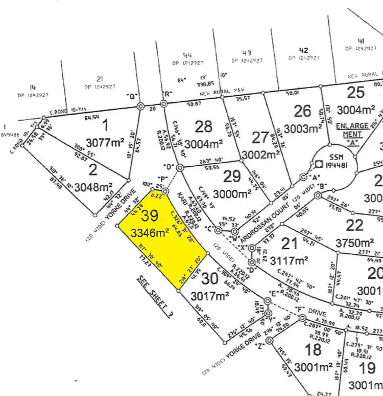Floorplan of Homely land listing, LOT 39 Yorke Drive, Gol Gol NSW 2738