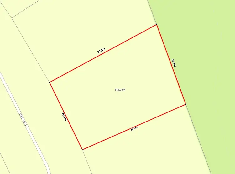 Floorplan of Homely land listing, 75 COOLOOLA DRIVE, Rainbow Beach QLD 4581