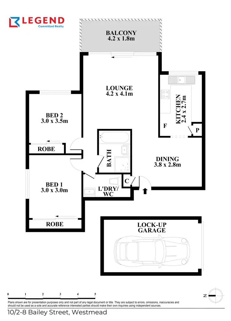 Floorplan of Homely apartment listing, 10/2-8 Bailey Street, Westmead NSW 2145