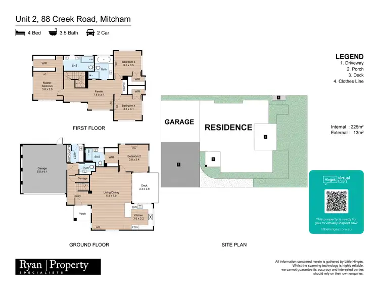 Floorplan of Homely townhouse listing, 2/88 Creek Road, Mitcham VIC 3132