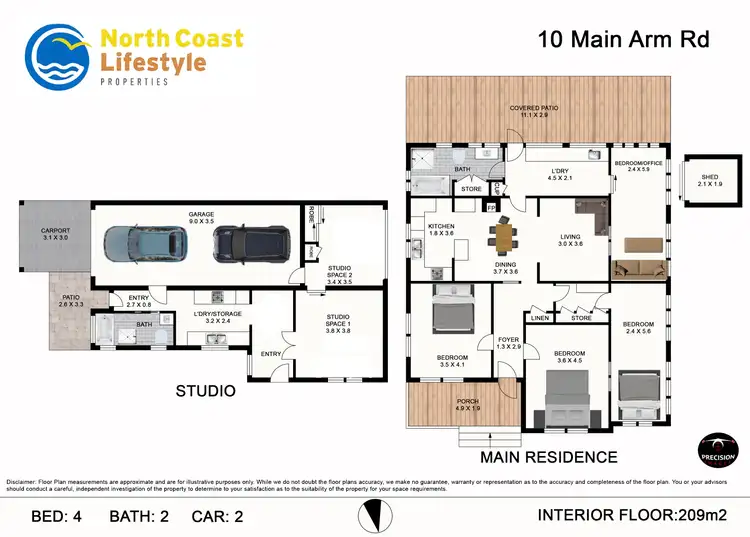 Floorplan of Homely house listing, 10 Main Arm Road, Mullumbimby NSW 2482