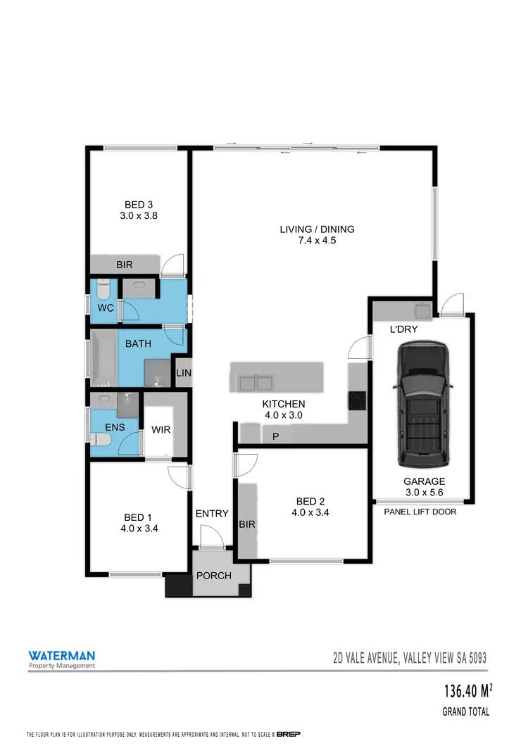 Floorplan of Homely house listing, 2D Vale Avenue, Valley View SA 5093