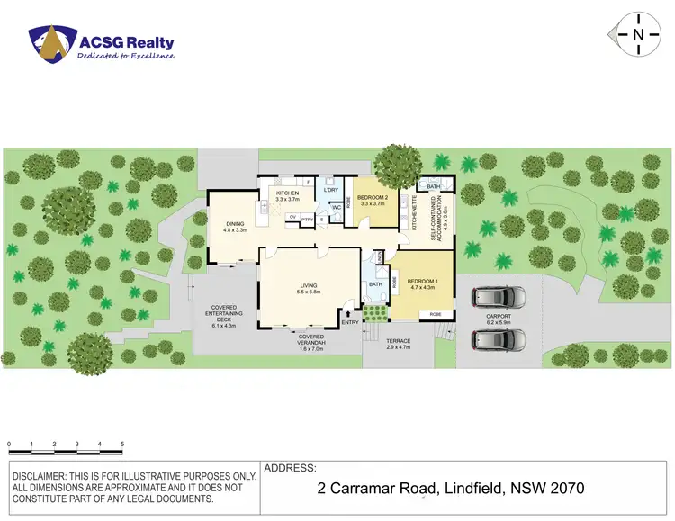 Floorplan of Homely house listing, 2 Carramar Road, Lindfield NSW 2070