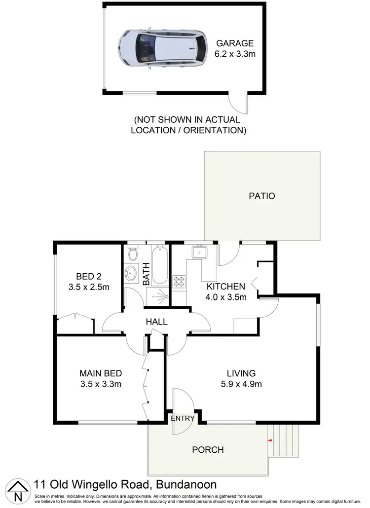 Floorplan of Homely house listing, 11 Old Wingello Road, Bundanoon NSW 2578