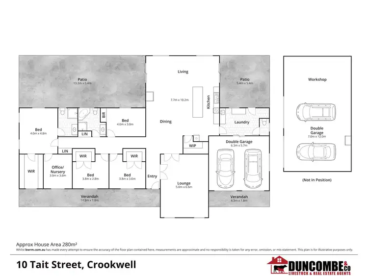 Floorplan of Homely house listing, 10 Tait Street, Crookwell NSW 2583