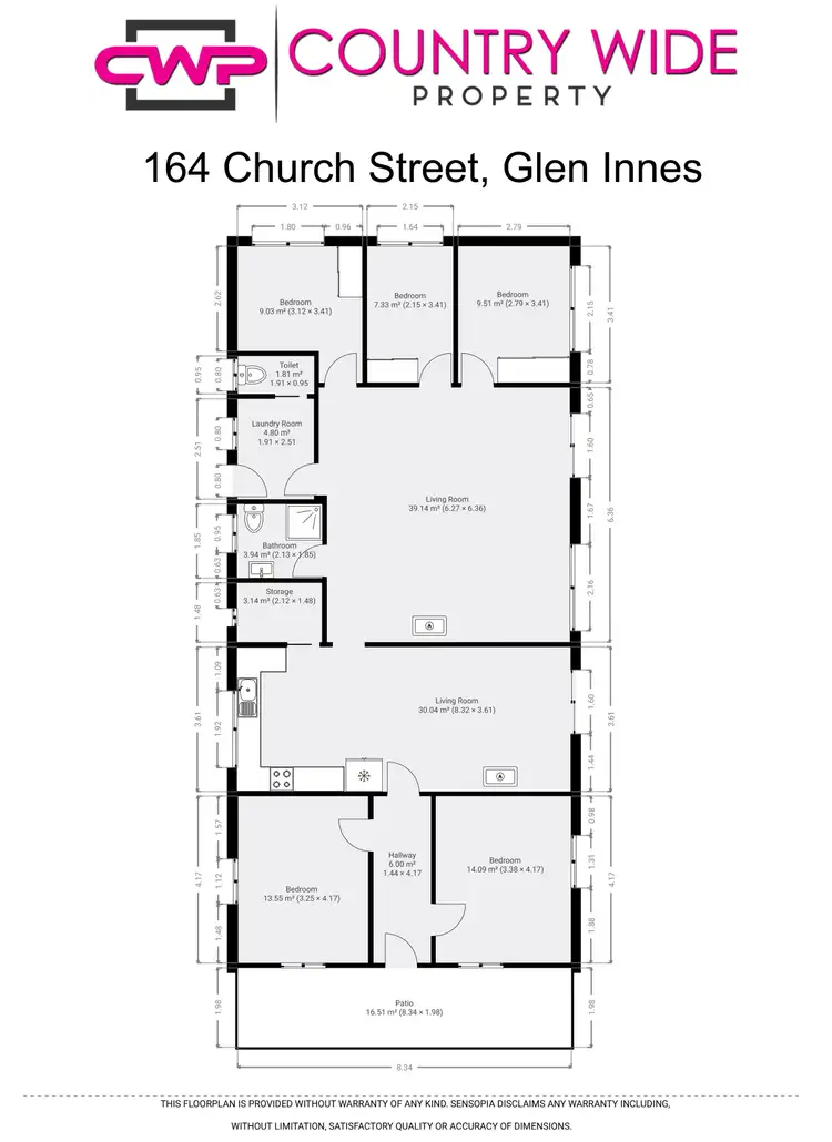 Floorplan of Homely house listing, 164 Church Street, Glen Innes NSW 2370