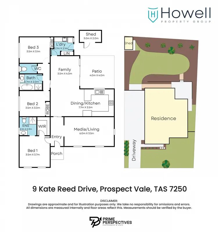 Floorplan of Homely house listing, 9 Kate Reed Drive, Prospect Vale TAS 7250