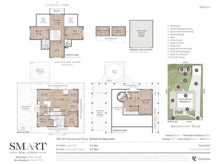 Floorplan of Homely house listing, 199-201 Macdonnell Road, Tamborine Mountain QLD 4272